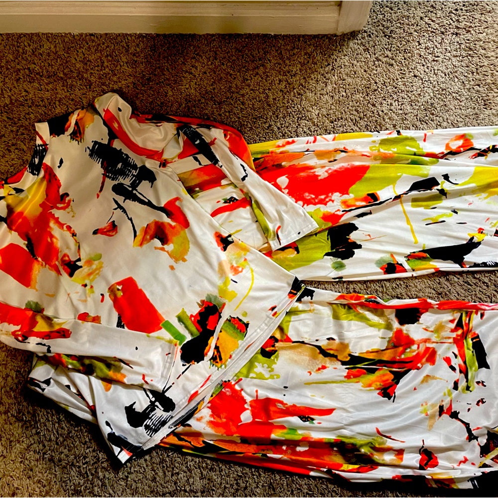 Colorful Abstract Print Set